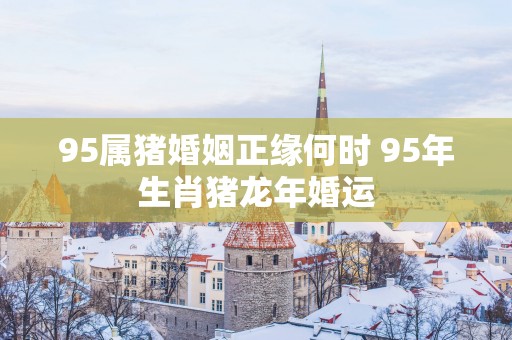 95属猪婚姻正缘何时 95年生肖猪蛇年婚运