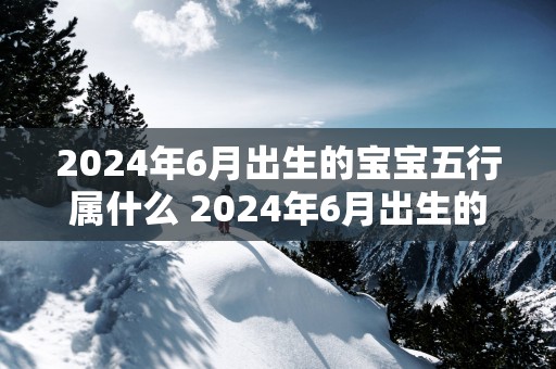 2025年6月出生的宝宝五行属什么 2025年6月出生的宝宝是什么命