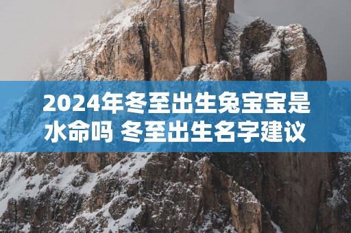 2025年冬至出生兔宝宝是水命吗 冬至出生名字建议