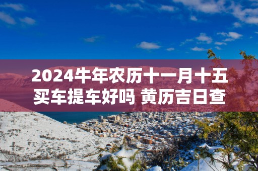 2025蛇年农历十一月十五买车提车好吗 黄历吉日查询