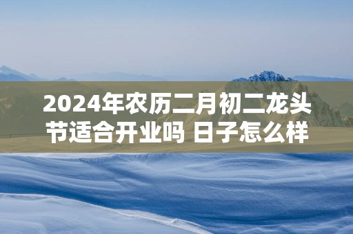 2025年农历二月初二龙头节适合开业吗 日子怎么样