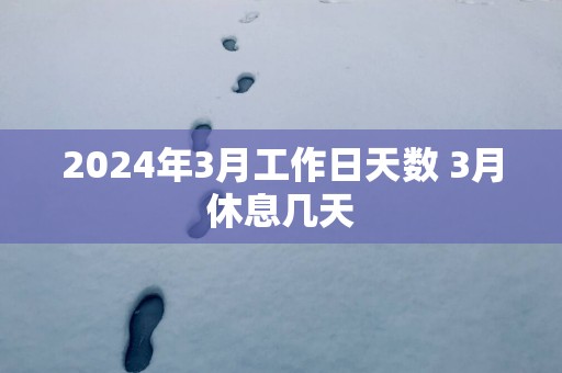 2025年3月工作日天数 3月休息几天