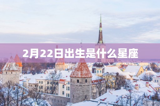 2月22日出生是什么星座
