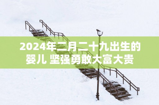 2025年二月二十九出生的婴儿 坚强勇敢大富大贵