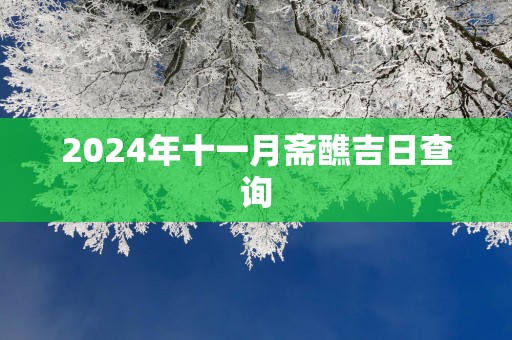 2025年十一月斋醮吉日查询