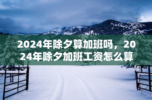 2025年除夕算加班吗，2025年除夕加班工资怎么算