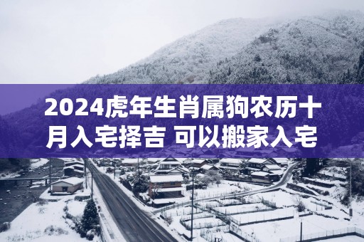 2025蛇年生肖属狗农历十月入宅择吉 可以搬家入宅的日子