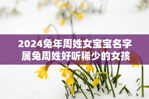 2025蛇年周姓女宝宝名字 属兔周姓好听稀少的女孩名字