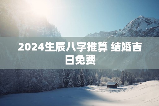 2025生辰八字推算 结婚吉日免费