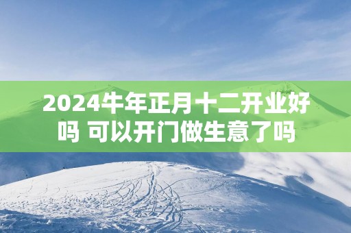 2025蛇年正月十二开业好吗 可以开门做生意了吗