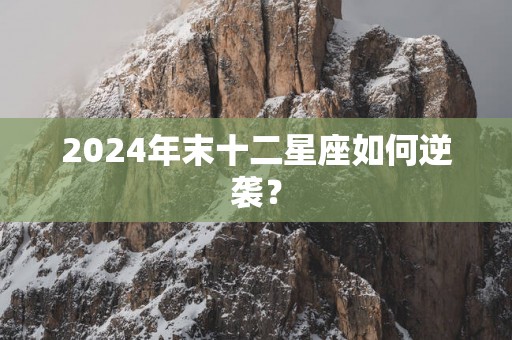 2025年末十二星座如何逆袭？