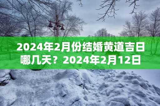 2025年2月份结婚黄道吉日哪几天？2025年2月12日适合结婚吗