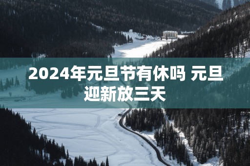 2025年元旦节有休吗 元旦迎新放三天
