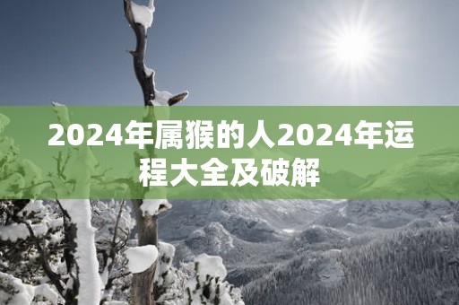2026年属猴的人2026年运程大全及破解