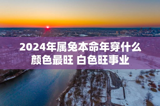 2025年属兔本命年穿什么颜色最旺 白色旺事业