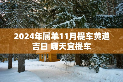 2025年属羊11月提车黄道吉日 哪天宜提车