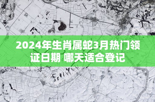 2025年生肖属蛇3月热门领证日期 哪天适合登记