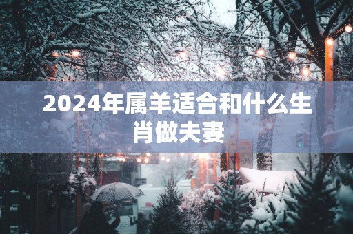 2025年属羊适合和什么生肖做夫妻