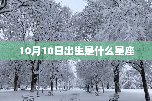 10月10日出生是什么星座