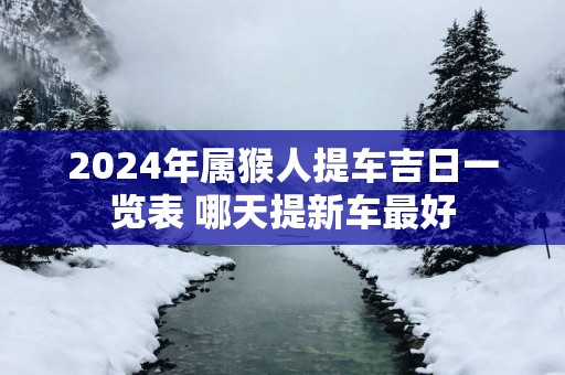2025年属猴人提车吉日一览表 哪天提新车最好