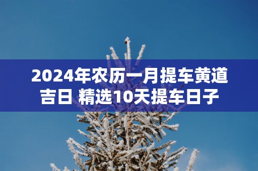 2025年农历一月提车黄道吉日 精选10天提车日子