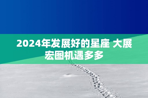 2025年发展好的星座 大展宏图机遇多多