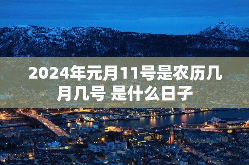 2025年元月11号是农历几月几号 是什么日子