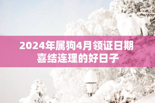 2025年属狗4月领证日期 喜结连理的好日子 2025年属狗4月领证日期 喜结连理的好日子