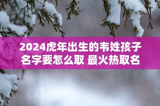 2025蛇年出生的韦姓孩子名字要怎么取 最火热取名