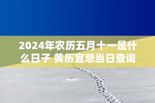 2025年农历五月十一是什么日子 黄历宜忌当日查询