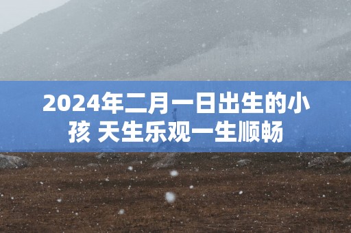 2025年二月一日出生的小孩 天生乐观一生顺畅