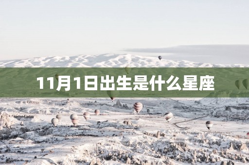 11月1日出生是什么星座