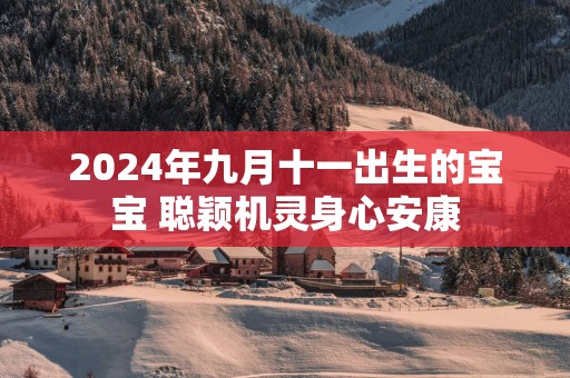 2025年九月十一出生的宝宝 聪颖机灵身心安康