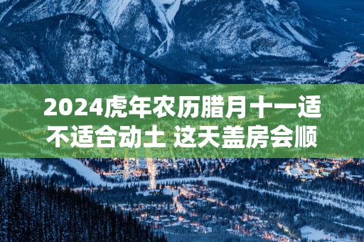 2025蛇年农历腊月十一适不适合动土 这天盖房会顺利吗