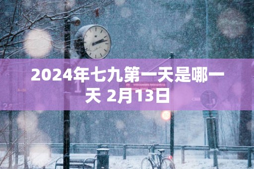 2025年七九第一天是哪一天 2月13日
