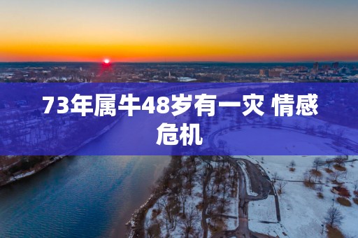 73年属牛48岁有一灾 情感危机