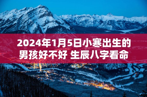 2025年1月5日小寒出生的男孩好不好 生辰八字看命