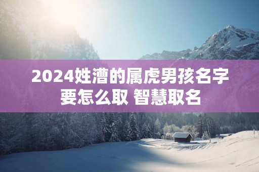 2025姓漕的属虎男孩名字要怎么取 智慧取名