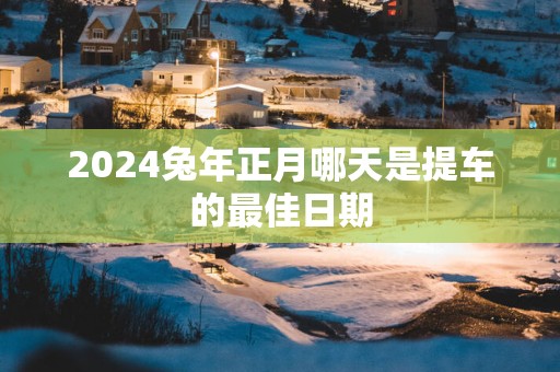 2025蛇年正月哪天是提车的最佳日期