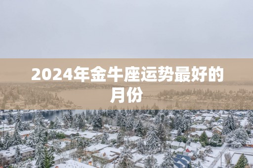 2025年金牛座运势最好的月份