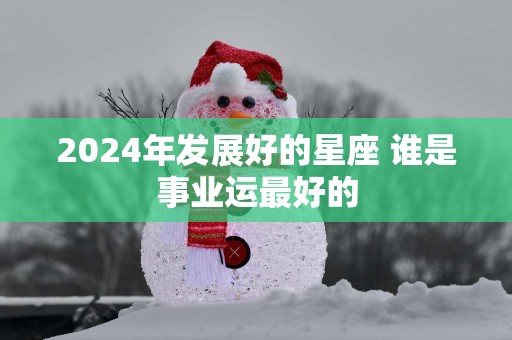 2025年发展好的星座 谁是事业运最好的