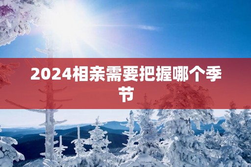 2025相亲需要把握哪个季节