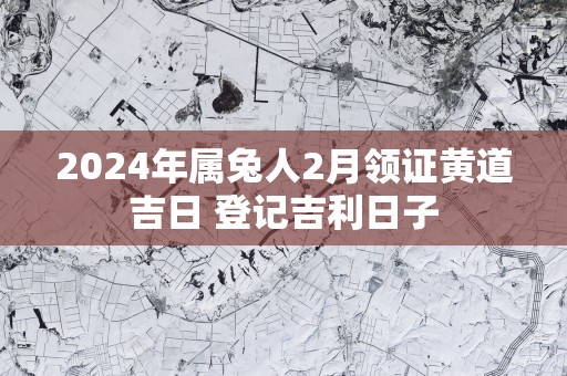 2025年属兔人2月领证黄道吉日 登记吉利日子