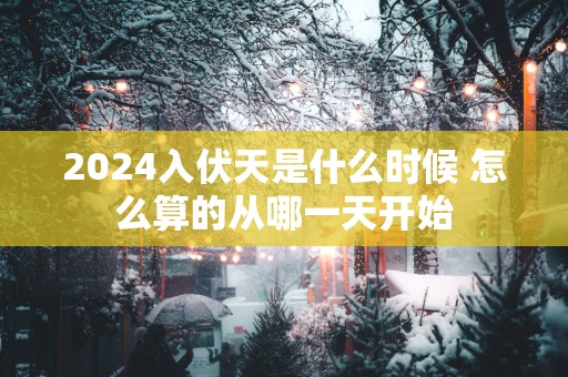 2025入伏天是什么时候 怎么算的从哪一天开始