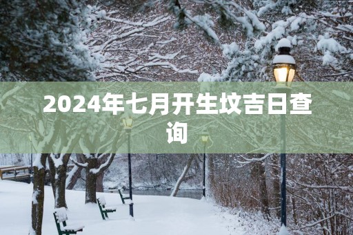 2025年七月开生坟吉日查询