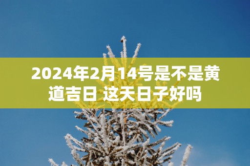 2025年2月14号是不是黄道吉日 这天日子好吗