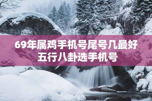 69年属鸡手机号尾号几最好 五行八卦选手机号