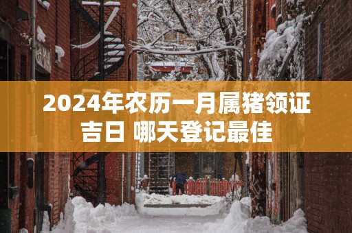 2025年农历一月属猪领证吉日 哪天登记最佳
