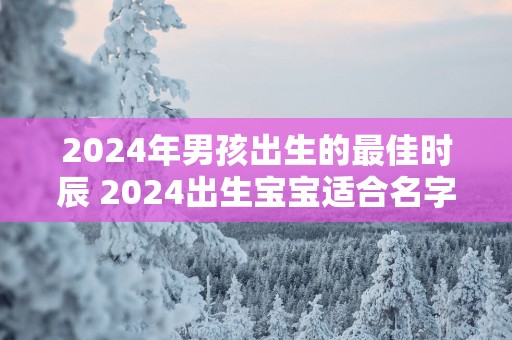 2025年男孩出生的最佳时辰 2025出生宝宝适合名字