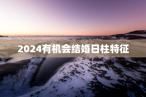 2025有机会结婚日柱特征